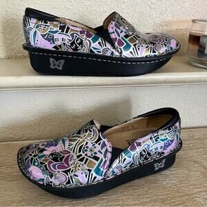 Alegria Donna White Sew Hope PG Lite Clogs Women’s Size 6.5 EU 36